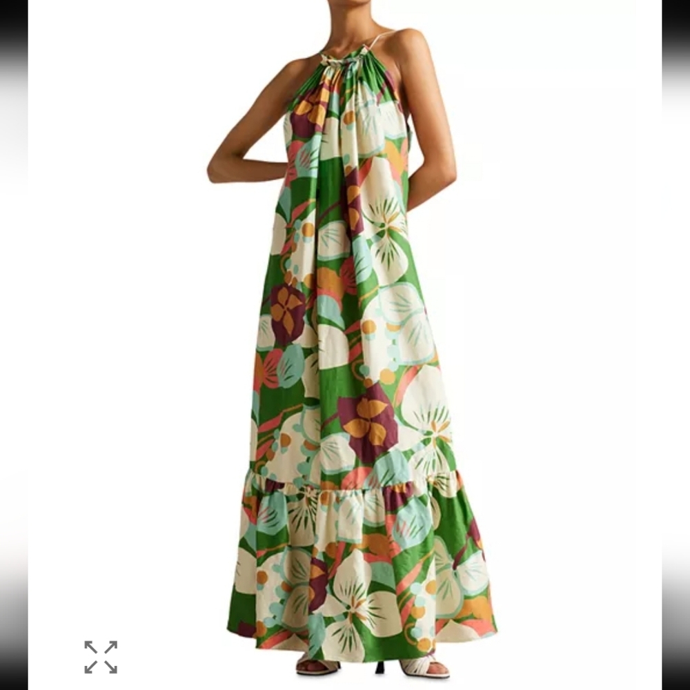 Ted Baker London Tropical Print Maxi Dress